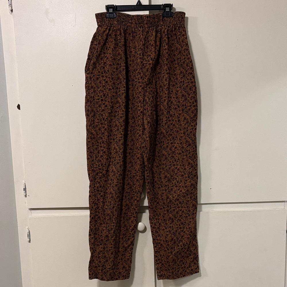 Vintage double take floral corduroy Pants